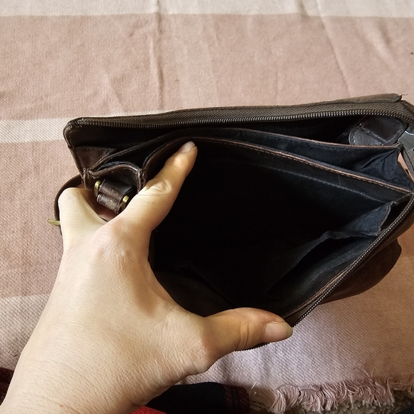 Brown Suede Villager Purse - Picture 3 of 8